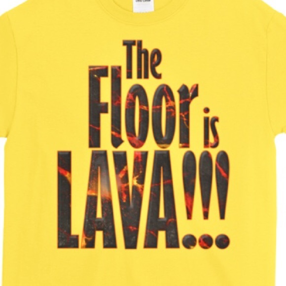 NWT The Floor is Lava T-Shirt Multiple Sizes Avail - Picture 2 of 2